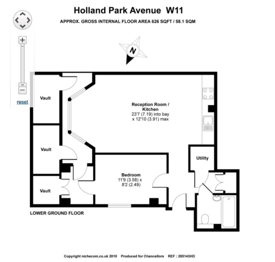 Holland Park Apartment Londyn Zewnętrze zdjęcie